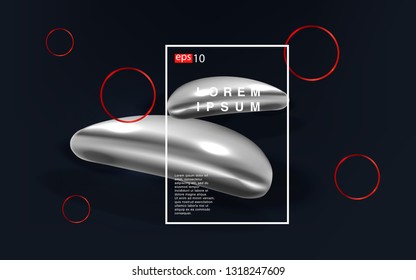Liquid color background design Fluid gradient shapes composition futuristic
