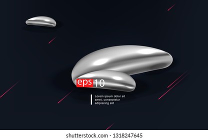 Liquid color background design Fluid gradient shapes composition futuristic