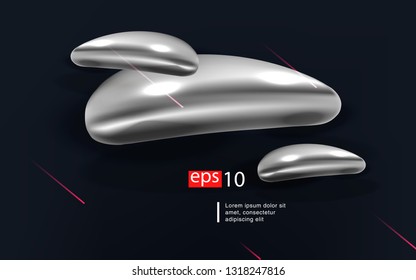 Liquid color background design Fluid gradient shapes composition futuristic
