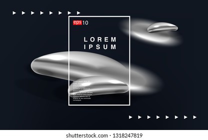 Liquid color background design Fluid gradient shapes composition futuristic