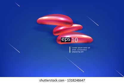 Liquid color background design Fluid gradient shapes composition futuristic
