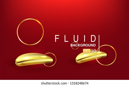 Liquid color background design Fluid gradient shapes composition futuristic