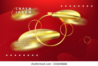 Liquid color background design Fluid gradient shapes composition futuristic