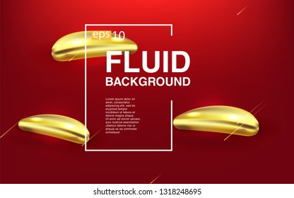 Liquid color background design Fluid gradient shapes composition futuristic