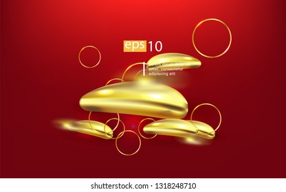 Liquid color background design Fluid gradient shapes composition futuristic
