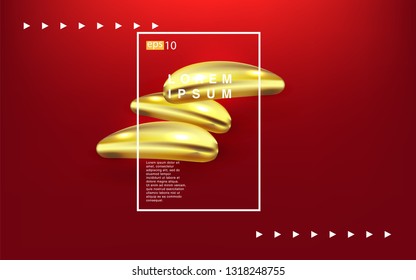 Liquid color background design Fluid gradient shapes composition futuristic