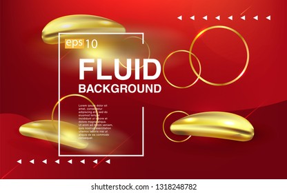 Liquid color background design Fluid gradient shapes composition futuristic