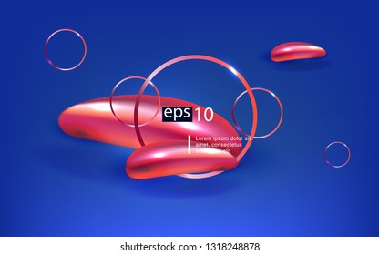 Liquid color background design Fluid gradient shapes composition futuristic