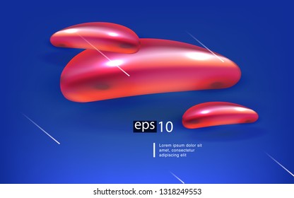 Liquid color background design Fluid gradient shapes composition futuristic