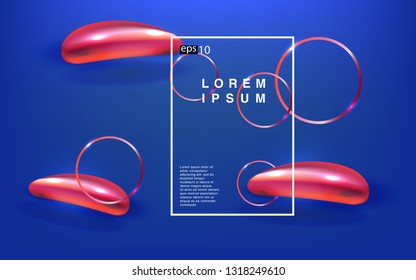 Liquid color background design Fluid gradient shapes composition futuristic