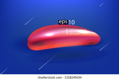 Liquid color background design Fluid gradient shapes composition futuristic