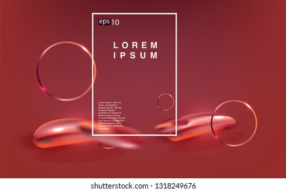 Liquid color background design Fluid gradient shapes composition futuristic