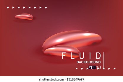 Liquid color background design Fluid gradient shapes composition futuristic