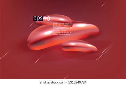Liquid color background design Fluid gradient shapes composition futuristic