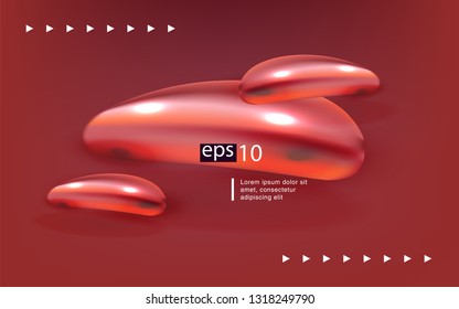 Liquid color background design Fluid gradient shapes composition futuristic
