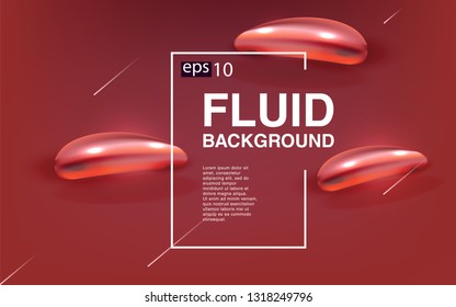Liquid color background design Fluid gradient shapes composition futuristic