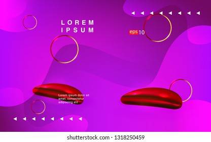 Liquid color background design Fluid gradient shapes composition futuristic
