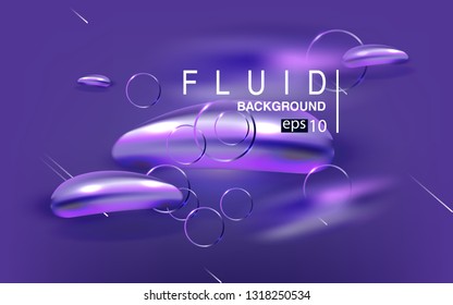 Liquid color background design Fluid gradient shapes composition futuristic
