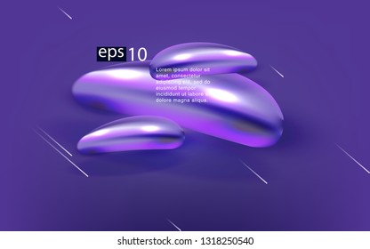 Liquid color background design Fluid gradient shapes composition futuristic
