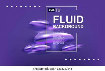 Liquid color background design Fluid gradient shapes composition futuristic

