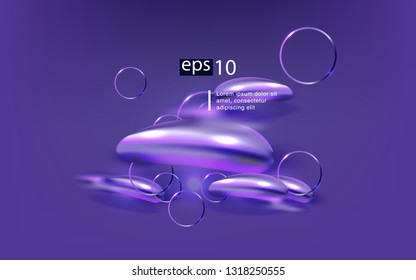 Liquid color background design Fluid gradient shapes composition futuristic
