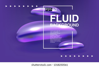 Liquid color background design Fluid gradient shapes composition futuristic
