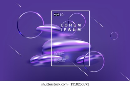 Liquid color background design Fluid gradient shapes composition futuristic
