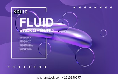 Liquid color background design Fluid gradient shapes composition futuristic
