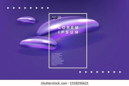Liquid color background design Fluid gradient shapes composition futuristic
