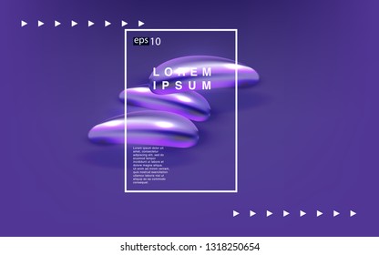 Liquid color background design Fluid gradient shapes composition futuristic
