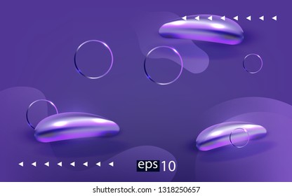 Liquid color background design Fluid gradient shapes composition futuristic
