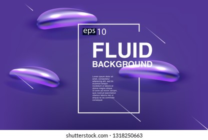 Liquid color background design Fluid gradient shapes composition futuristic
