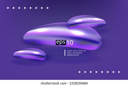 Liquid color background design Fluid gradient shapes composition futuristic

