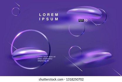 Liquid color background design Fluid gradient shapes composition futuristic
