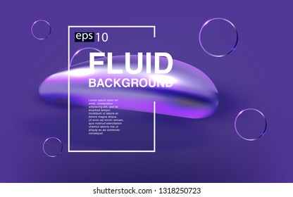 Liquid color background design Fluid gradient shapes composition futuristic
