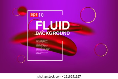 Liquid color background design Fluid gradient shapes composition futuristic
