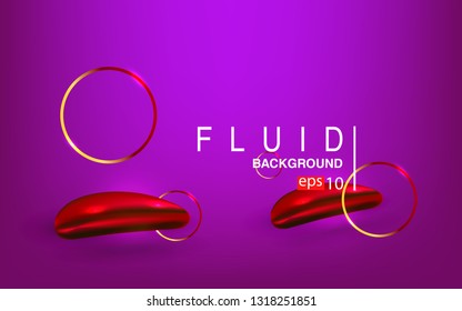 Liquid color background design Fluid gradient shapes composition futuristic
