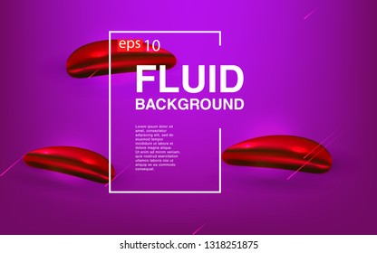 Liquid color background design Fluid gradient shapes composition futuristic
