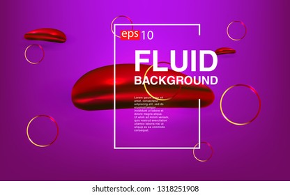 Liquid color background design Fluid gradient shapes composition futuristic
