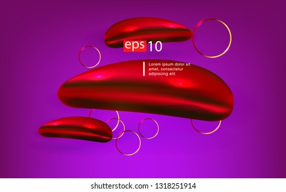 Liquid color background design Fluid gradient shapes composition futuristic
