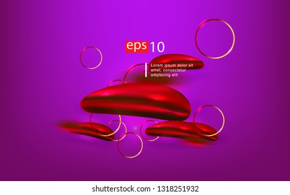 Liquid color background design Fluid gradient shapes composition futuristic
