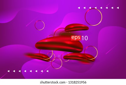 Liquid color background design Fluid gradient shapes composition futuristic
