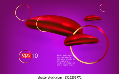 Liquid color background design Fluid gradient shapes composition futuristic
