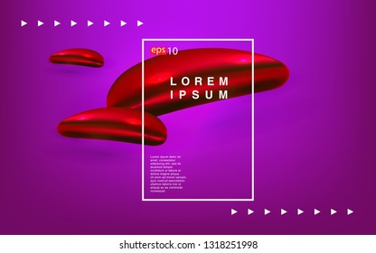 Liquid color background design Fluid gradient shapes composition futuristic
