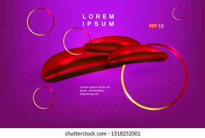 Liquid color background design Fluid gradient shapes composition futuristic

