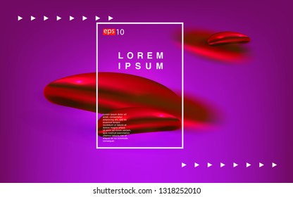 Liquid color background design Fluid gradient shapes composition futuristic
