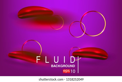 Liquid color background design Fluid gradient shapes composition futuristic
