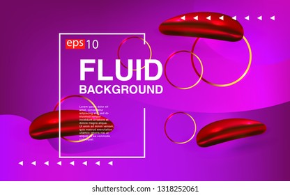 Liquid color background design Fluid gradient shapes composition futuristic
