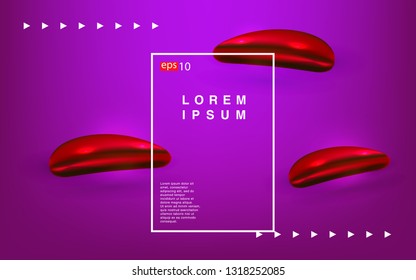 Liquid color background design Fluid gradient shapes composition futuristic
