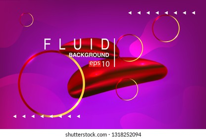 Liquid color background design Fluid gradient shapes composition futuristic
